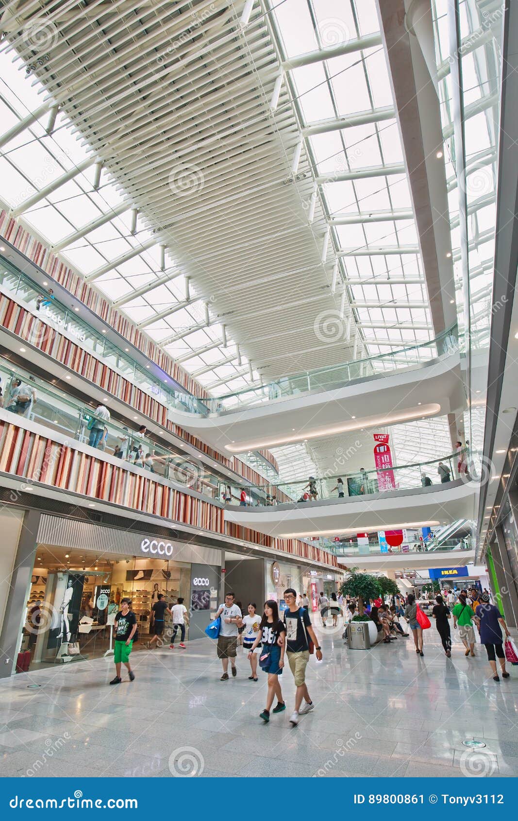 sjækel Slud Sympatisere Livat Shopping Mall Interior, Beijing, China Editorial Photo - Image of  classy, indoor: 89800861