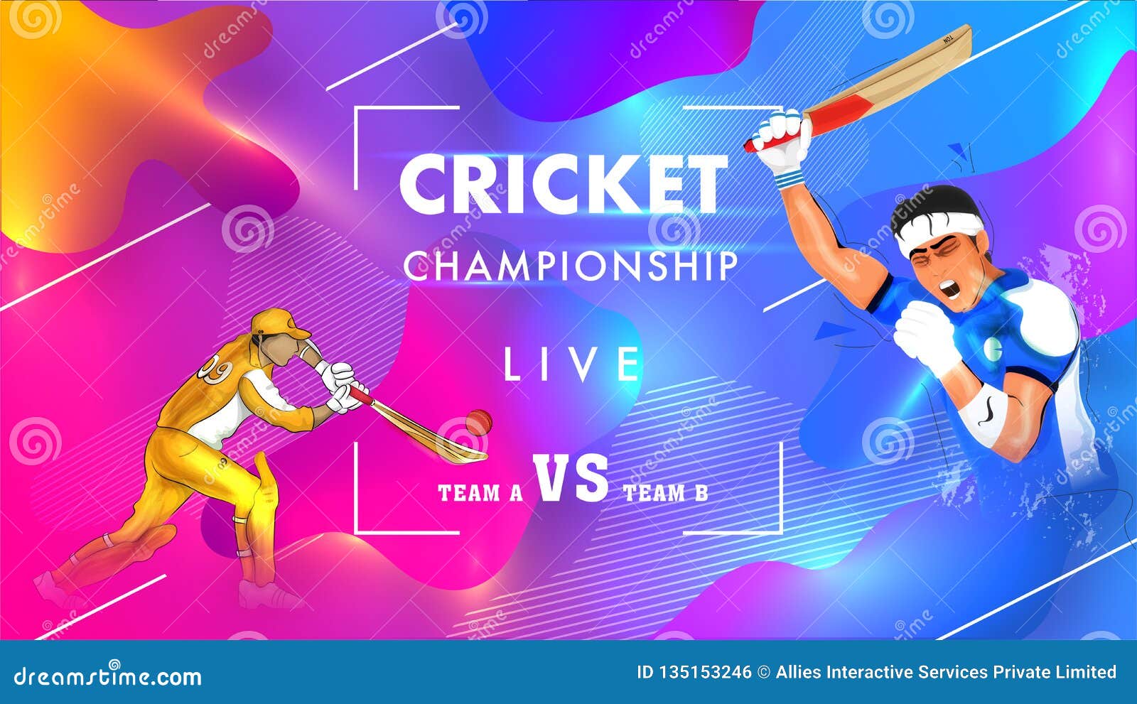 Live Cricket Championship Poster