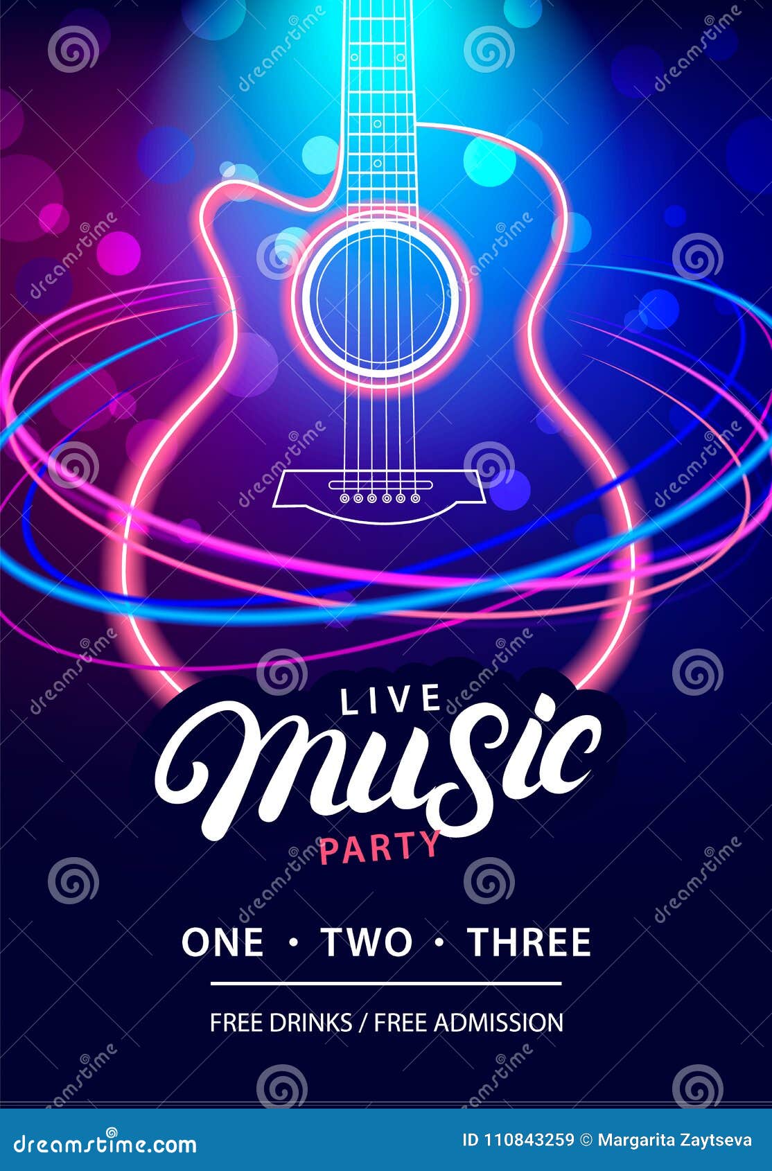 live music party  template