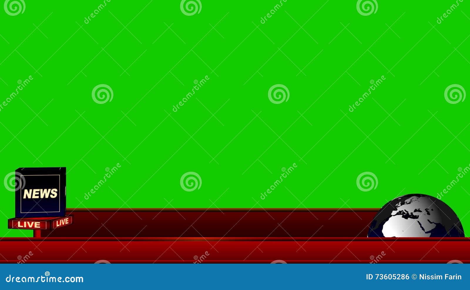 Live News Flash Lower Third On A Green Screen Background Stock Footage Video Of Name Design