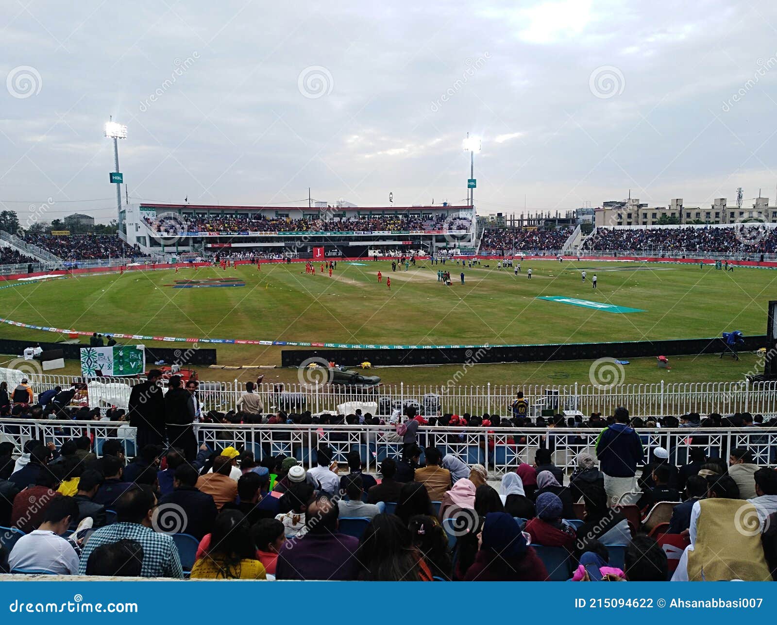 Pakistan Super League Live Scenes Editorial Photography