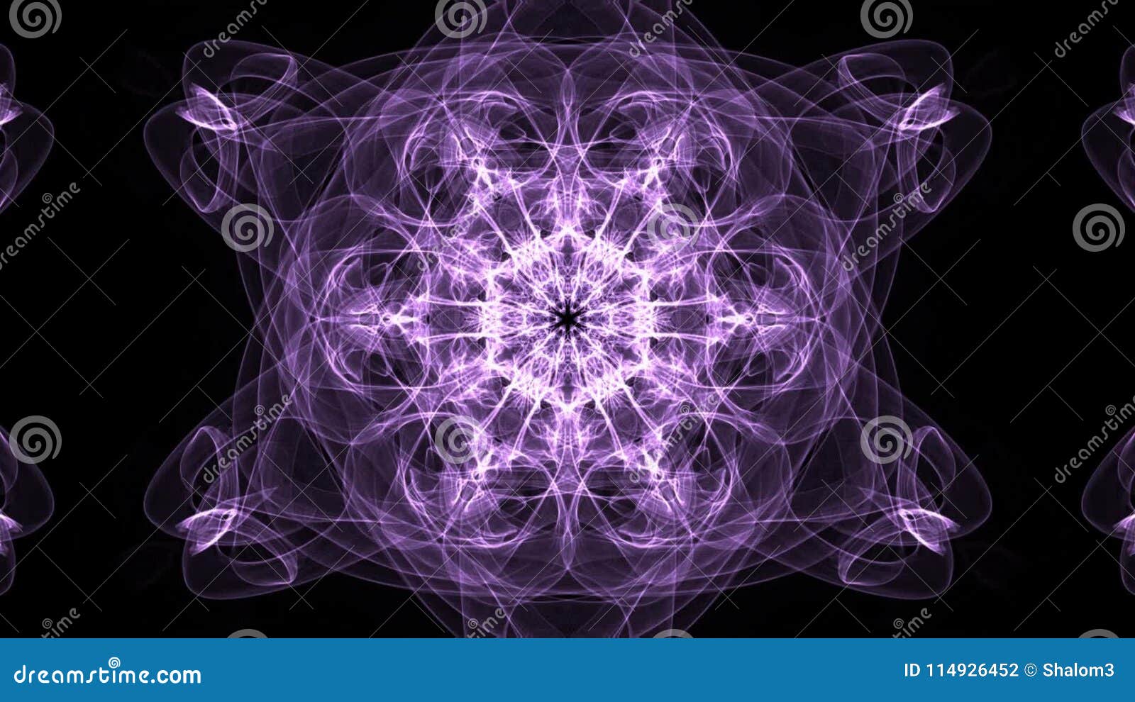 Live Purple Fractal Mandala, Video Tunnel on Black Background. Animated  Symmetric Patterns for Spiritual and Meditation Stock Footage - Video of  flowing, flower: 114926452