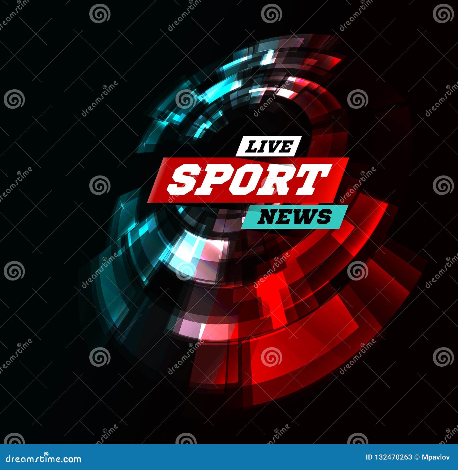 Live Sport News Can Be Used As Design for Television News, Internet Media, Landing Page