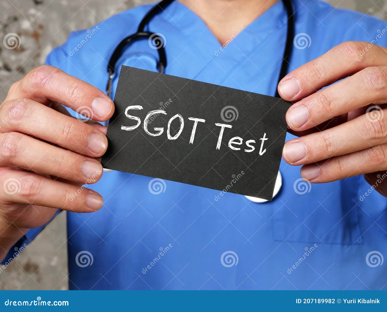 Liver Blood Tests SGOT Test Phrase on the Page Stock Photo Image of