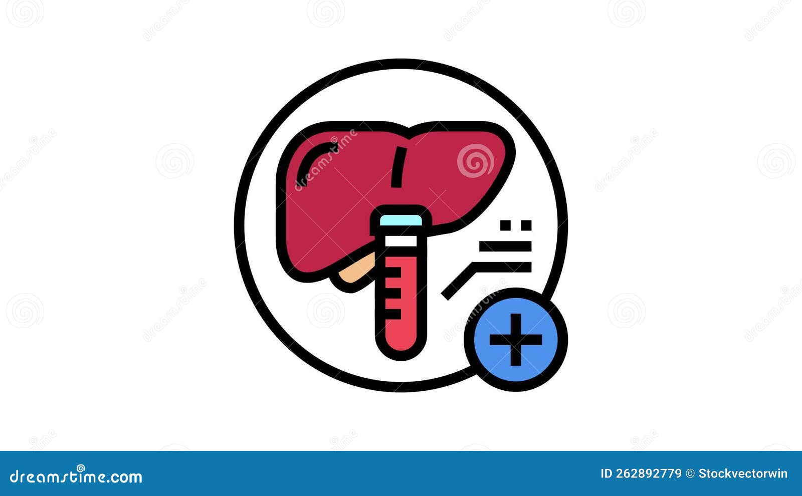 Liver Function Tests Health Check Color Icon Animation Stock Video Liver Function Tests Health Check Color Icon Animation Stock Video