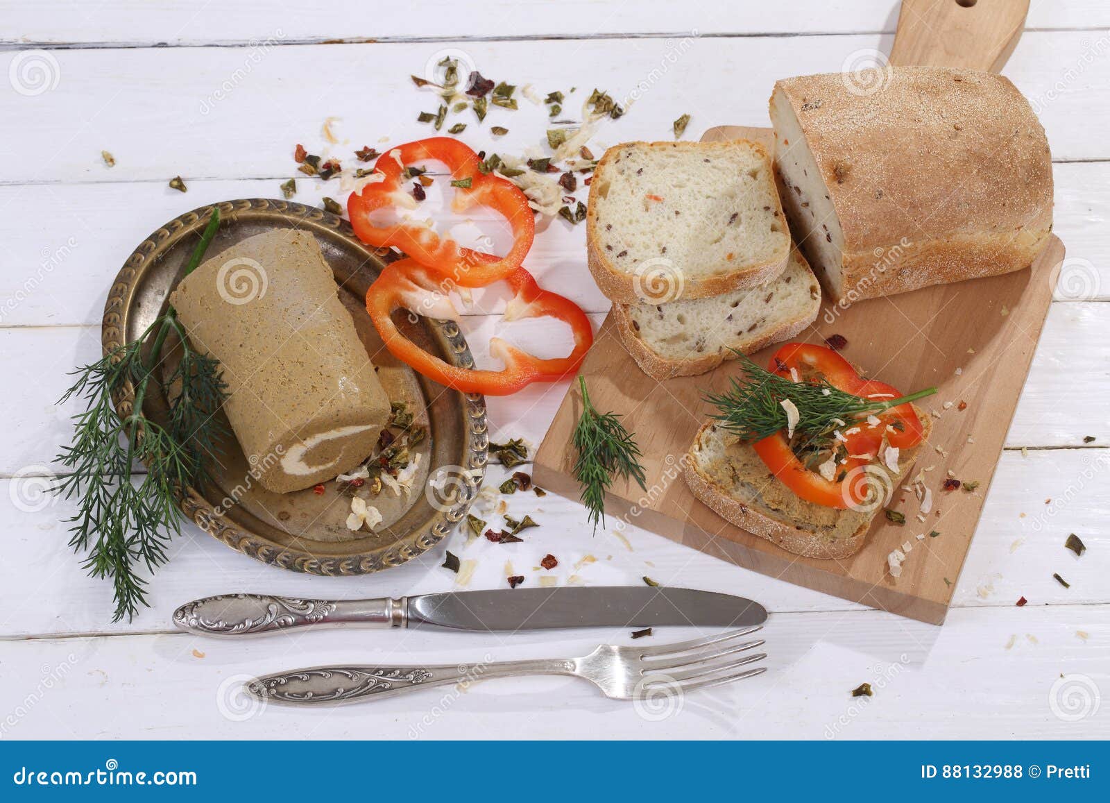 Liver Pate with Butter and Spices Stock Photo Image of cutting, pate