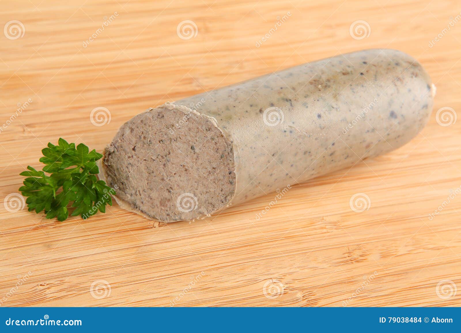 Liver sausage stock photo. Image of board, savory, sausage 79038484