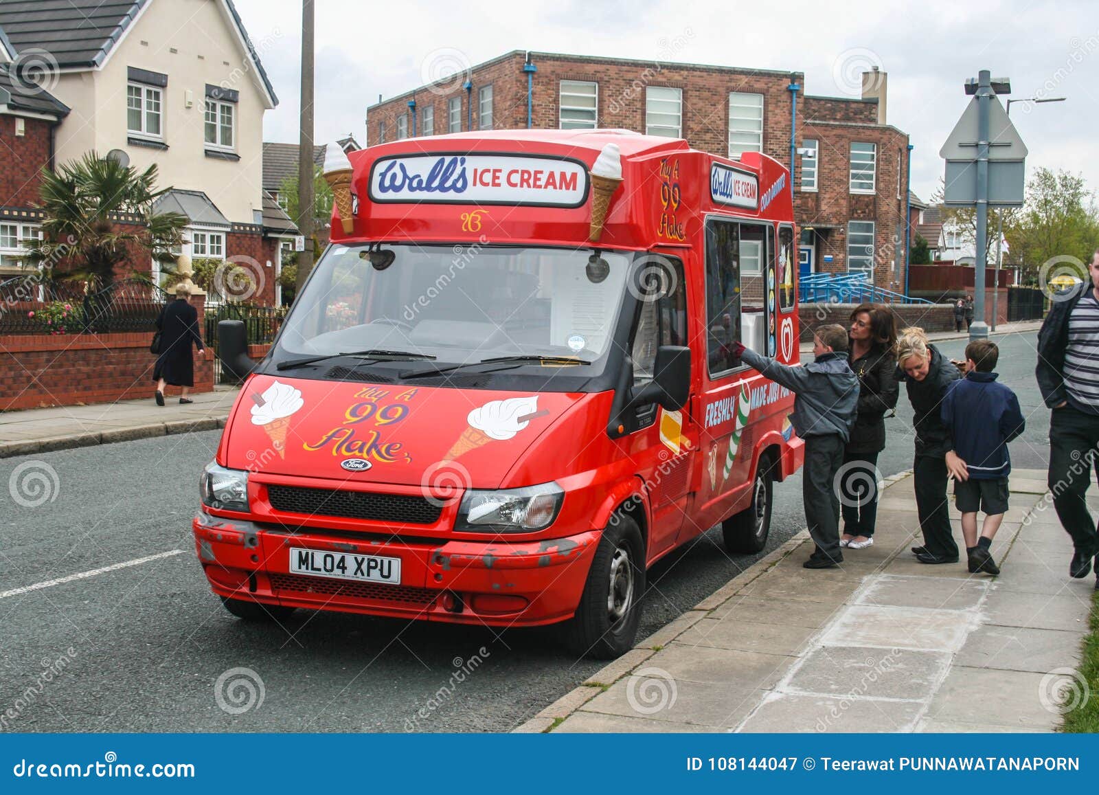 Local ice cream van editorial 