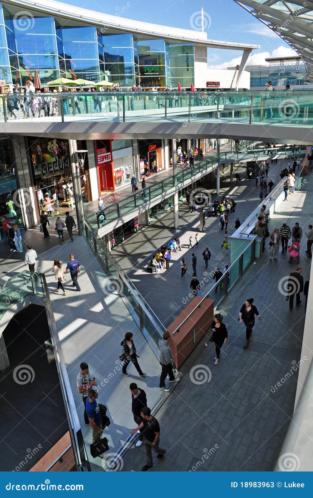 Liverpool One Shopping Centre Editorial Stock Photo Image Of Shops Merchandise 18983963