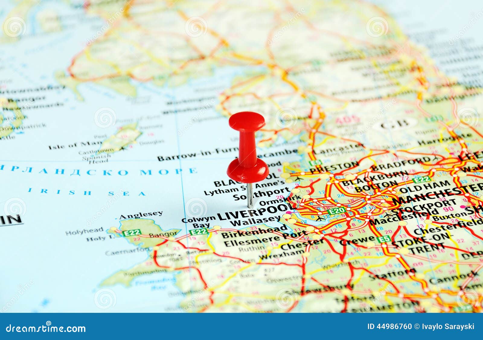 Liverpool UK map pin stock photo. Image of pushpin, liverpool - 44986760