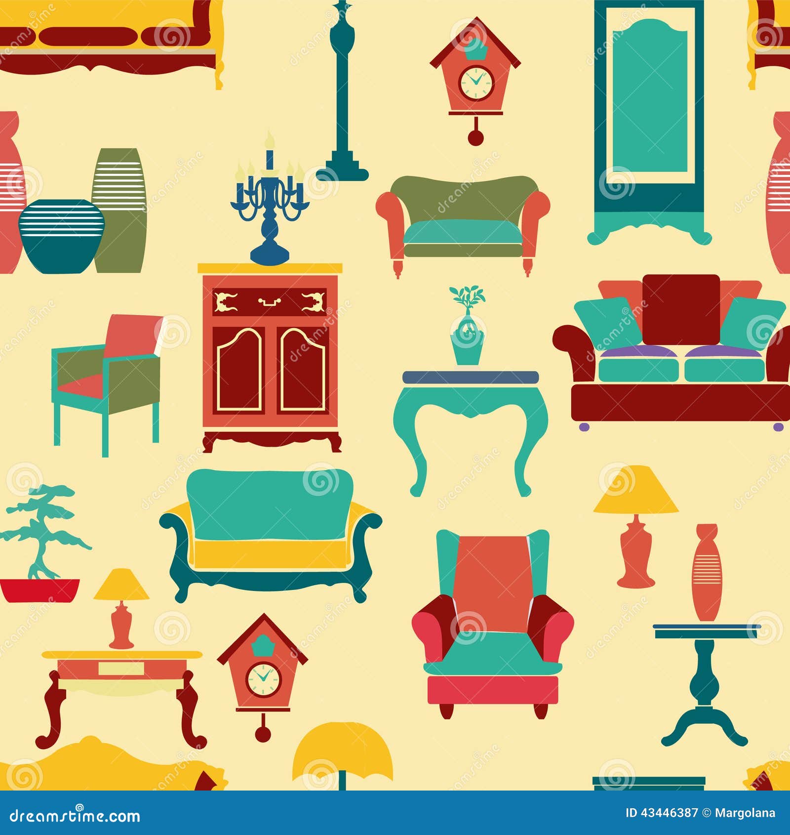 furniture illustrations clipart - photo #4