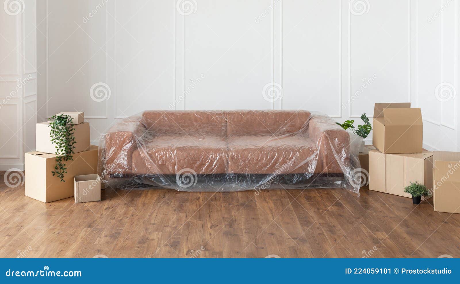 White Dust Cover Cloth Covering Furnitures Stock Photo 1111368134