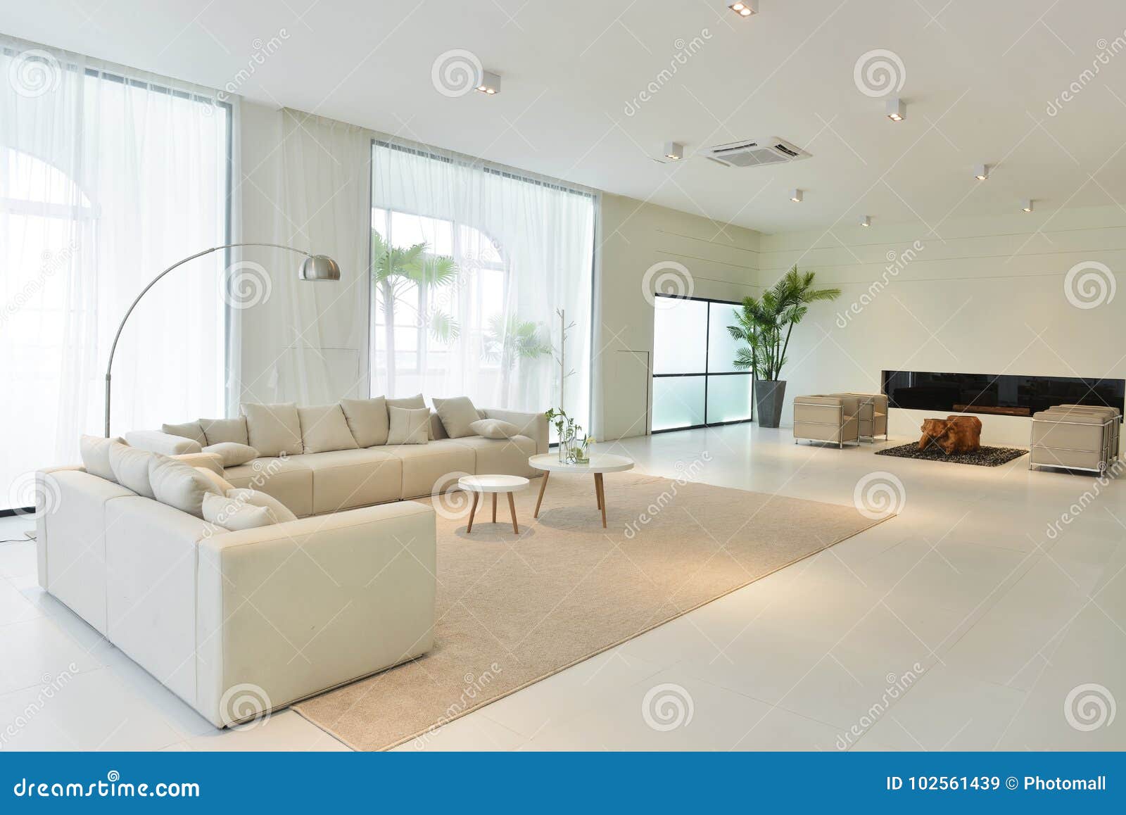 living room interior of modern home