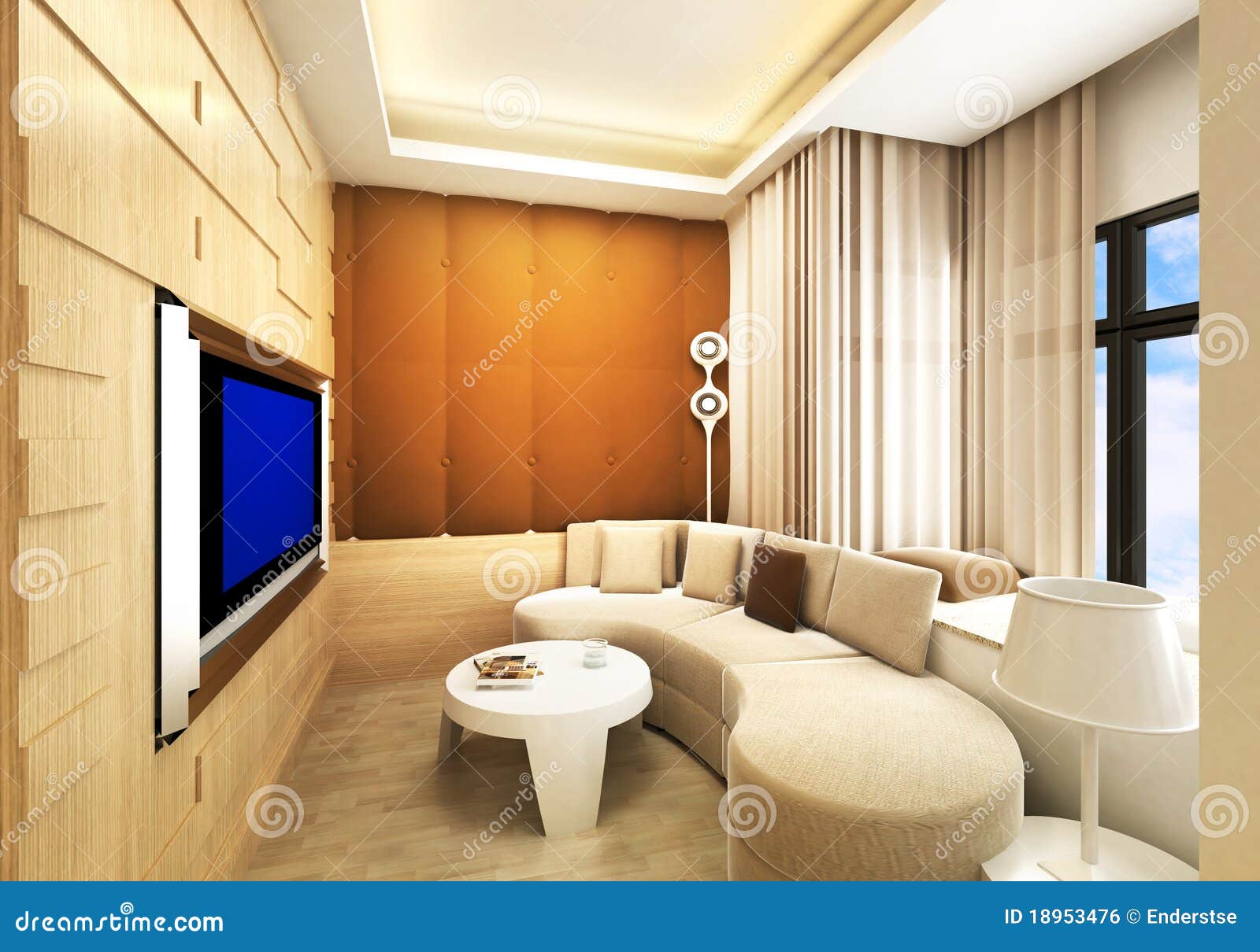 Living Room Karaoke Room Royalty Free Stock Image Image 18953476