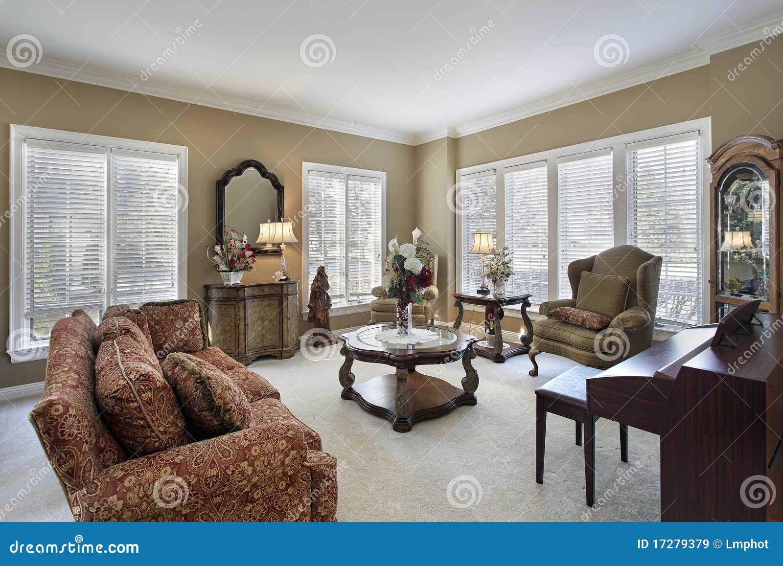 Living Room In Traditional Home Stock Image Image of Living Room In Traditional Home Stock Image Image of
