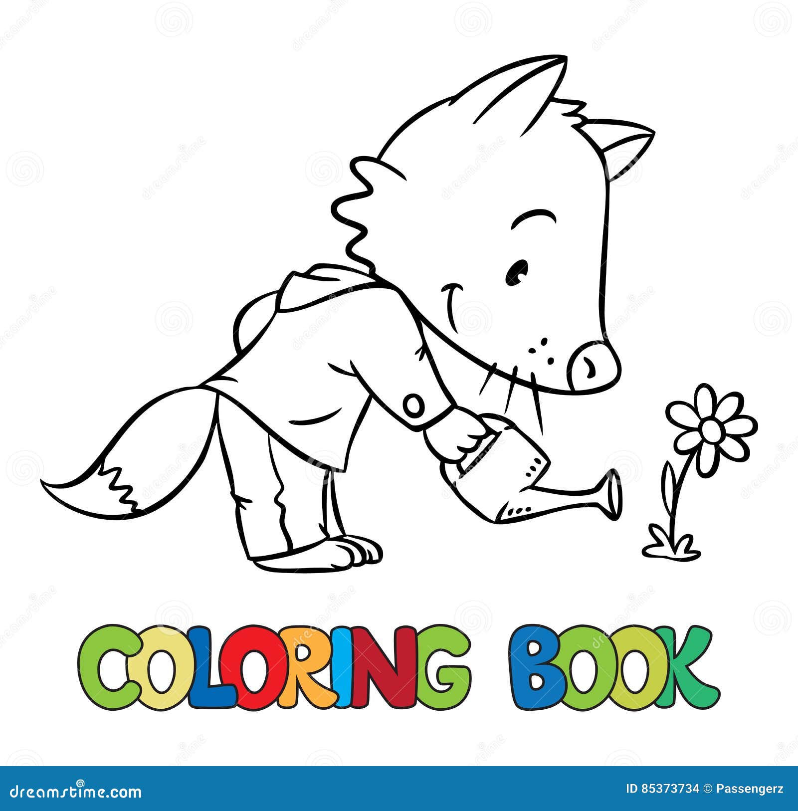 Livre De Coloriage De Fleur De Arrosage De Petit Renard Drole Illustration De Vecteur Illustration Du Renard Enfants Livre De Coloriage De Fleur De Arrosage De Petit Renard Drole Illustration De Vecteur Illustration Du Renard Enfants
