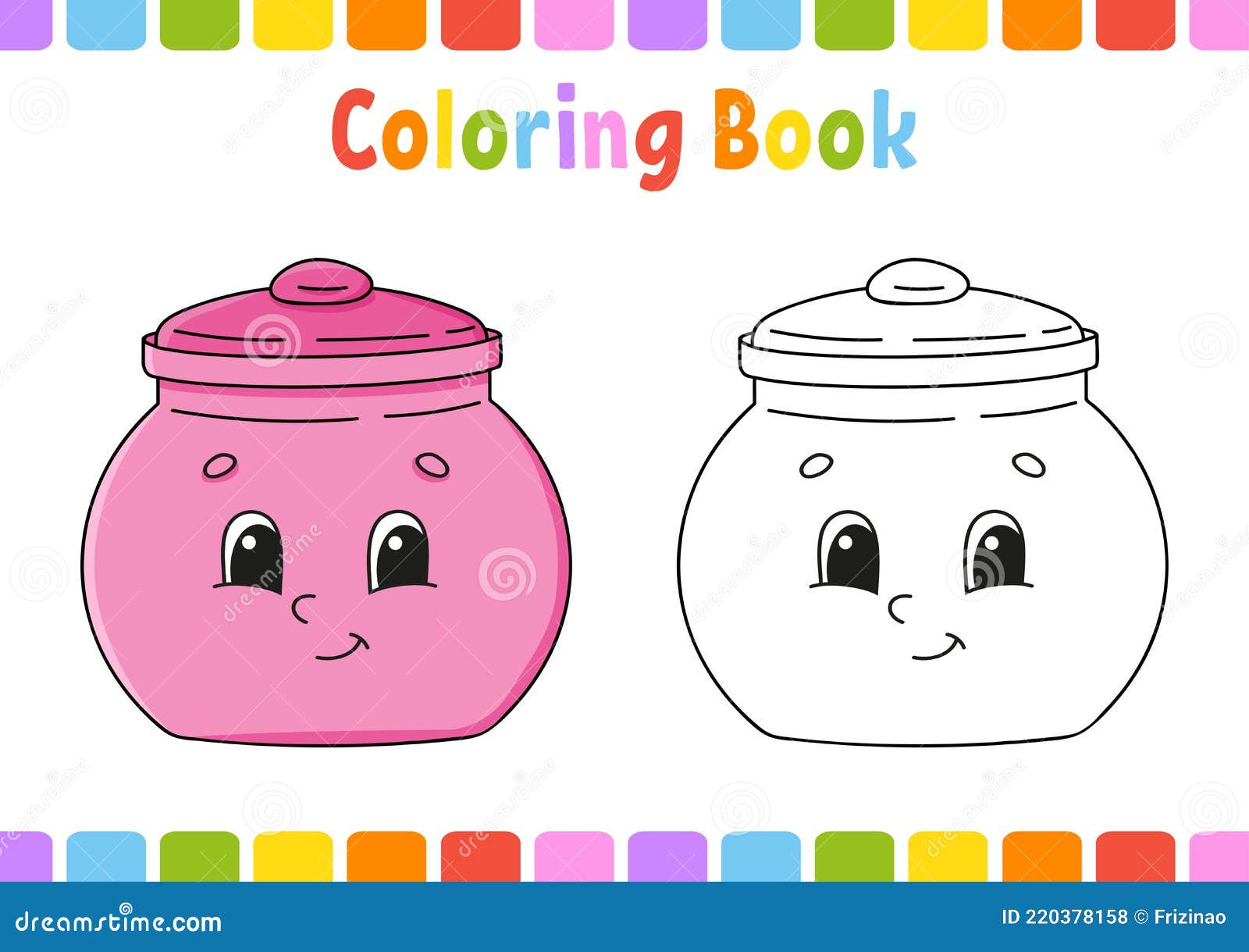 Desenho De Página Do Livro Para Colorir Cacto Em Personagens