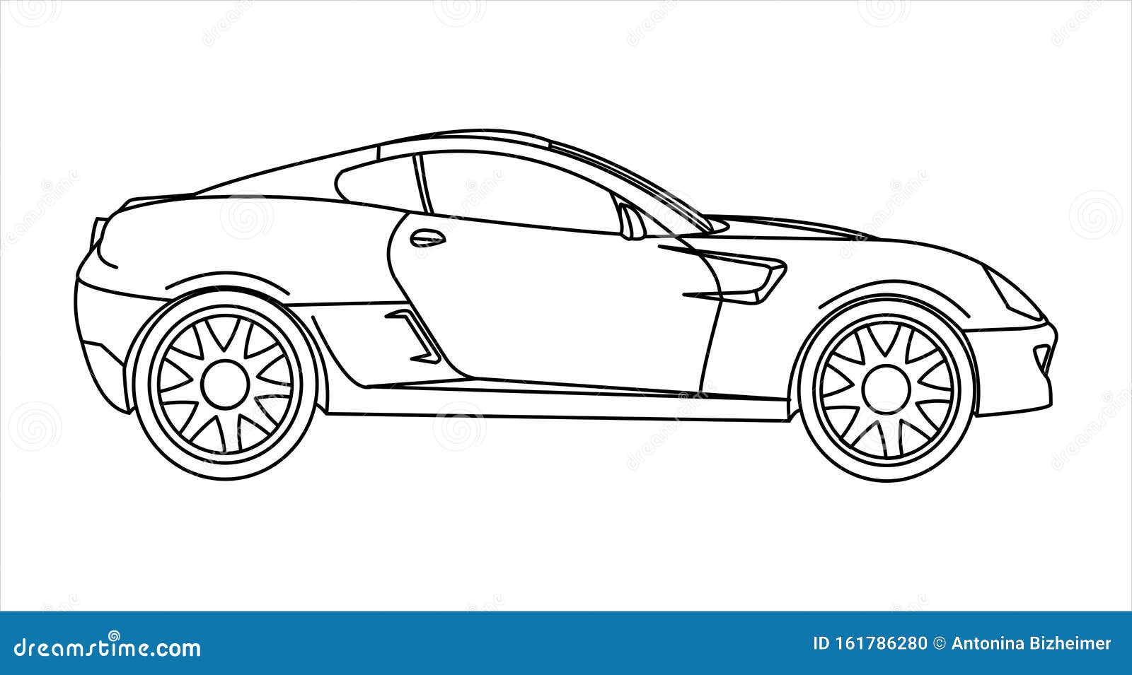 Vetores e ilustrações de Desenhos carros corrida colorir para download  gratuito