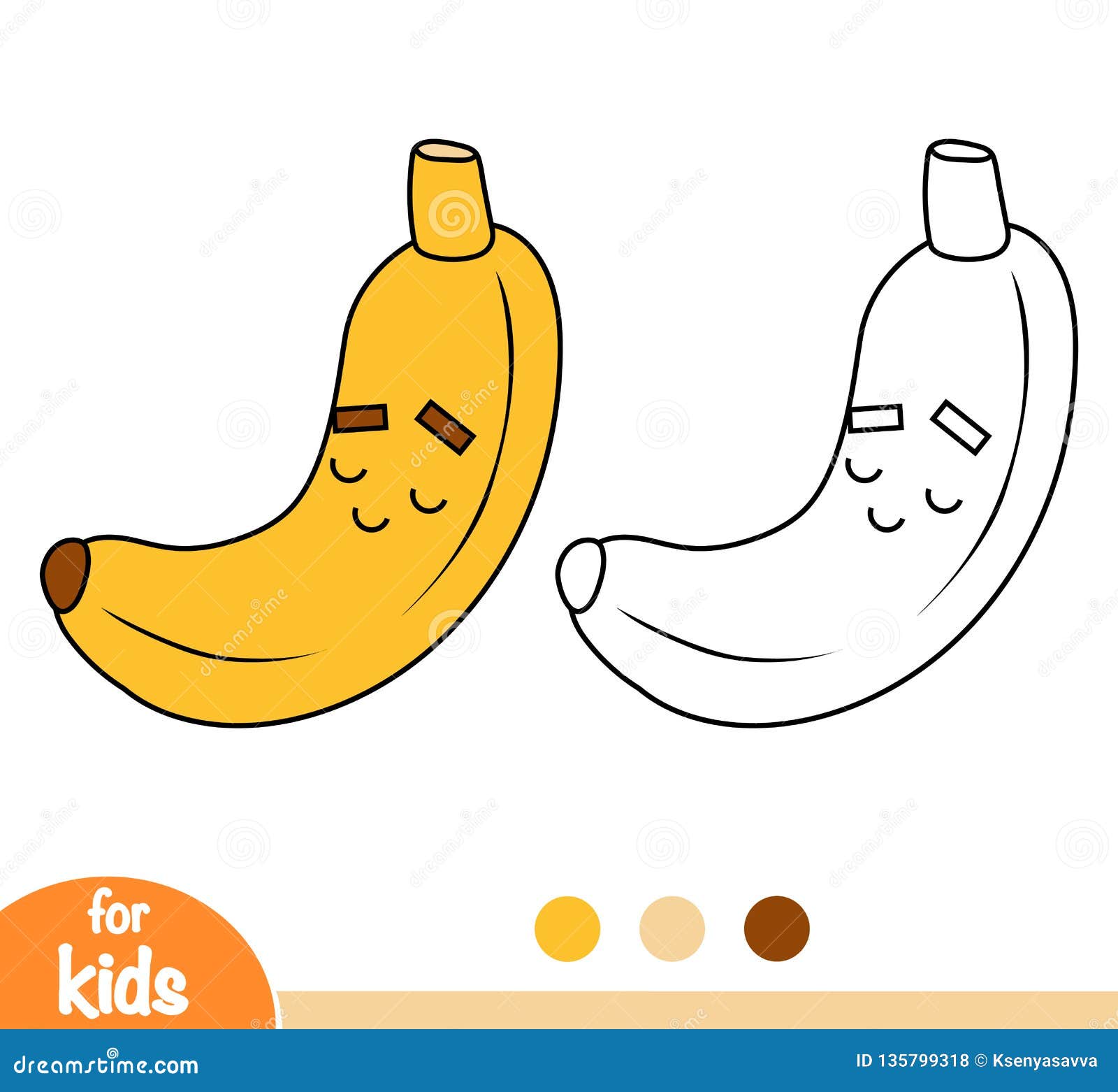 Vetores de Banana Fruta Colorir Página Livro Ilustração Outline Vector  Download e mais imagens de Banana - iStock