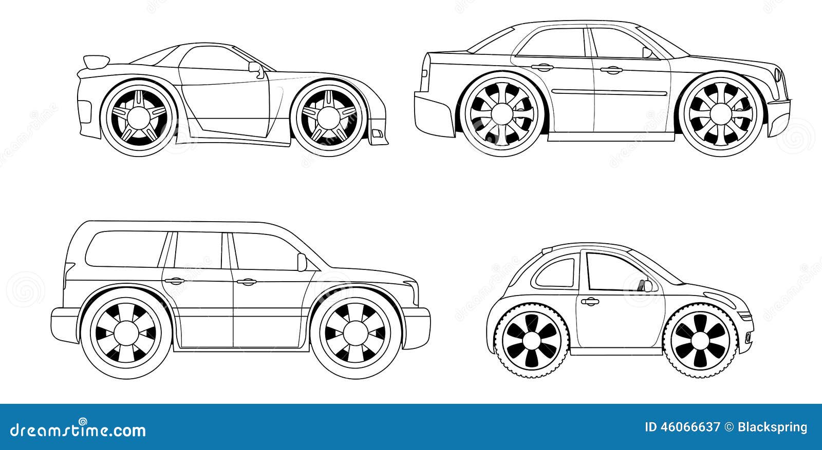 Carros para colorir