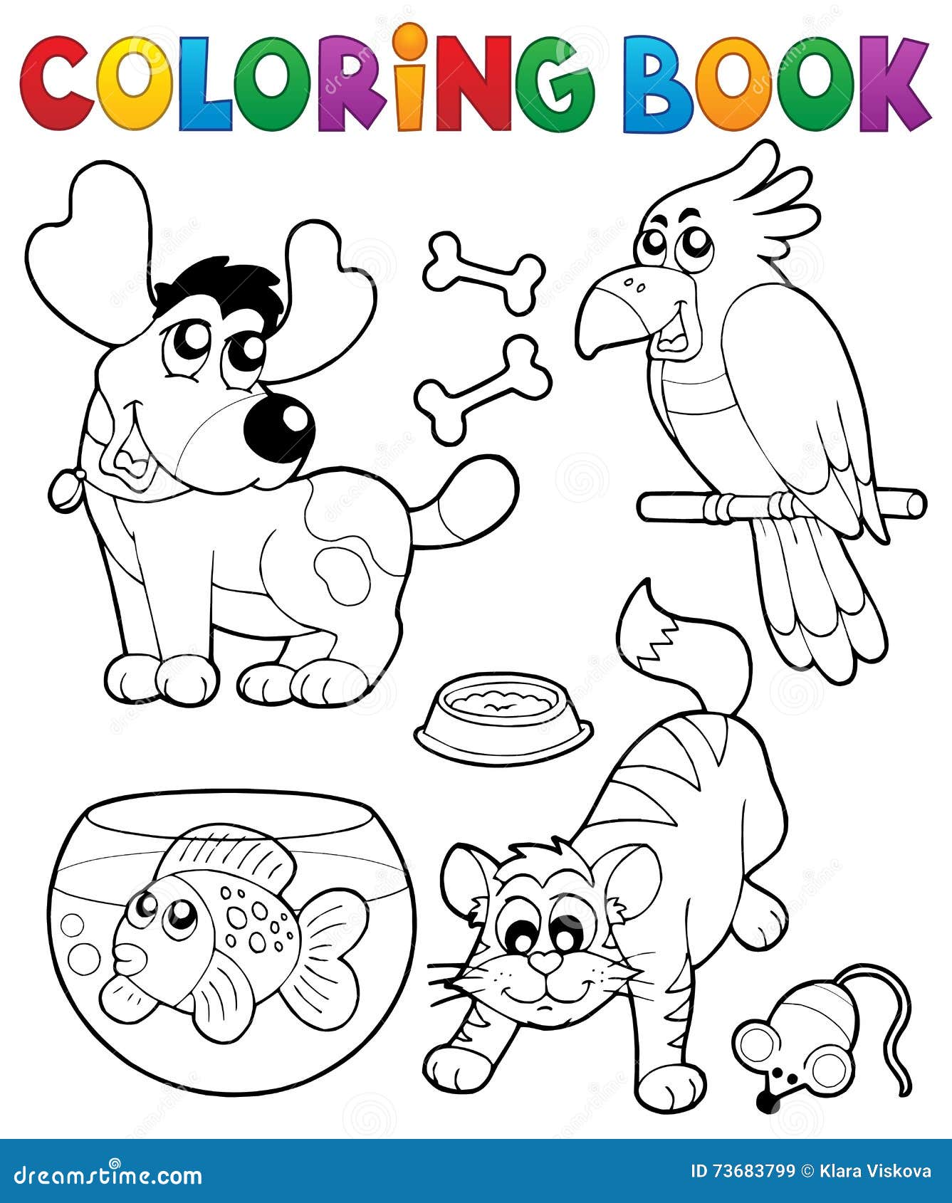 Desenhos De Animais Domésticos Para Colorir Para Colorir
