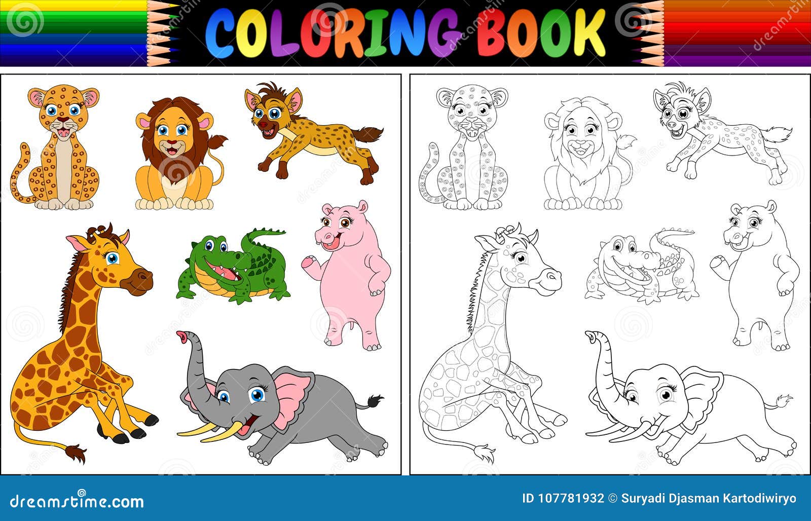 Livrinho de animais para colorir grátis - em PDF (+ de 25)