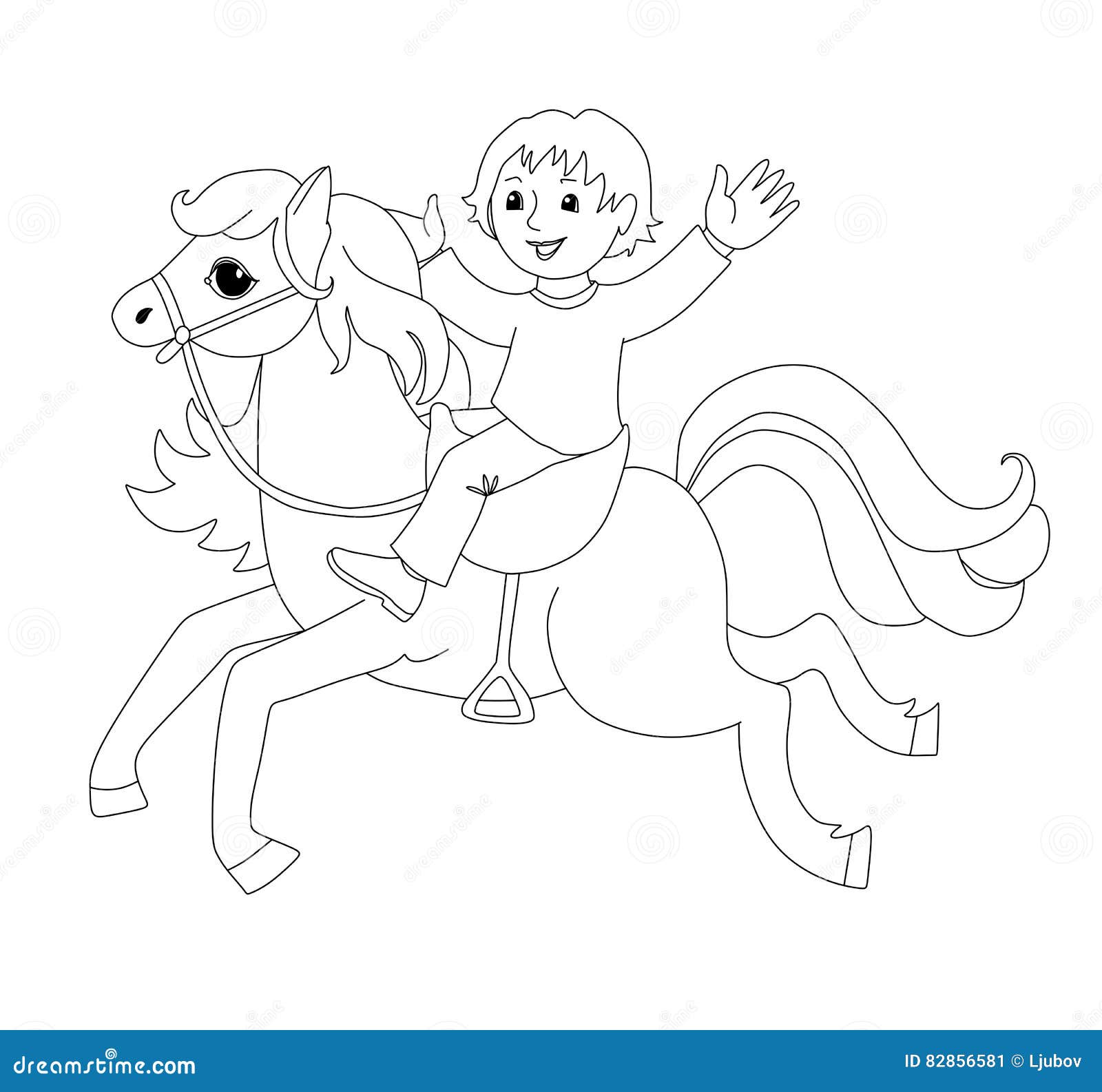 Desenhos de CAVALO PARA COLORIR para crianças