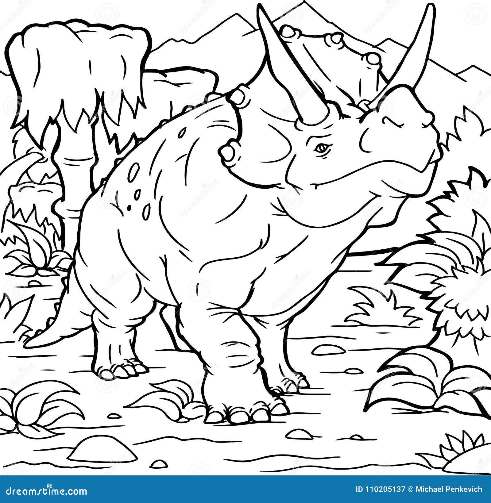 Dinossauro desenhado à mão janenschia robusta página do livro para colorir  antiestresse para adultos e crianças doodle pré-histórico animal dos  desenhos animados ilustração do esboço do esboço do vetor isolada no fundo