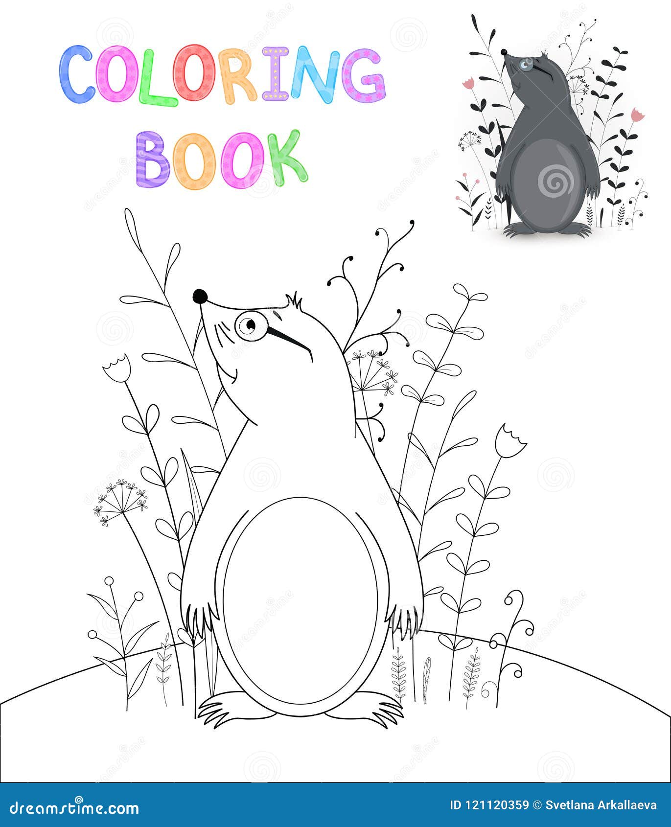 Livro Para Colorir Das Crianças S Com Animais Dos Desenhos