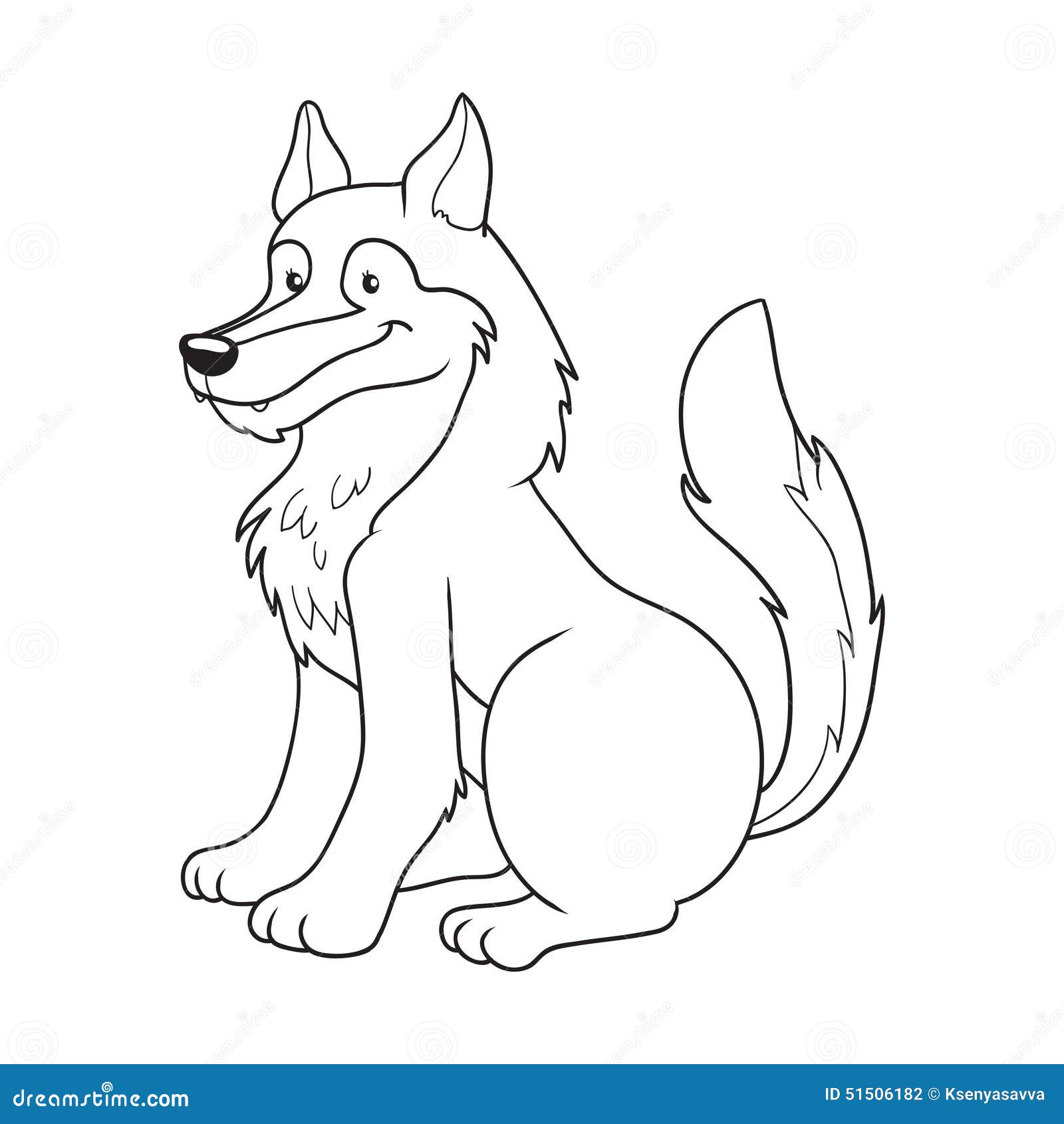 Desenho de Lobo para Colorir - Colorir.com