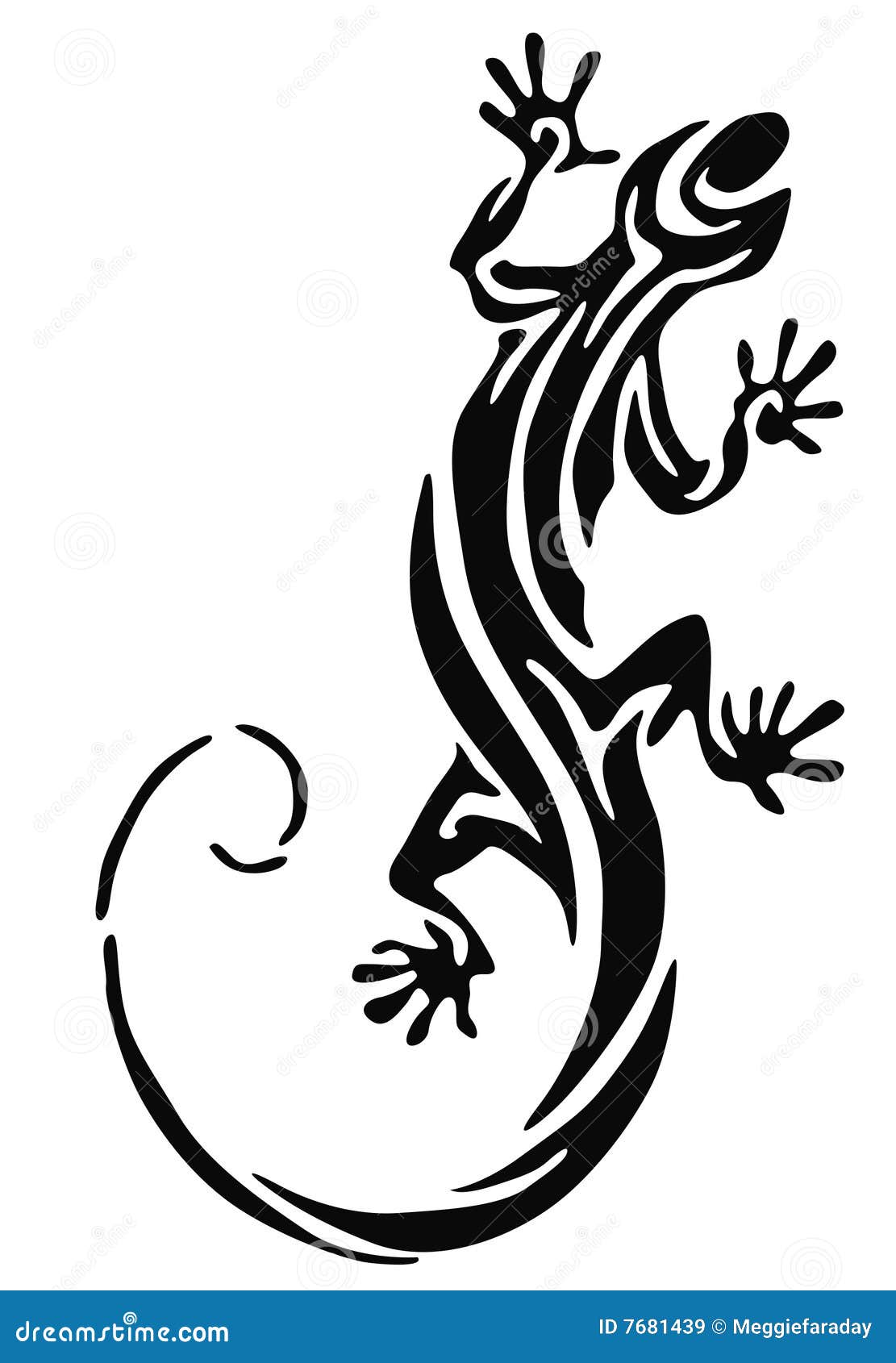 Hand drawn Polynesian lizard design Polynesian tattoo Maori style  Abstract gecko vector illustration Stock Vector Image  Art  Alamy