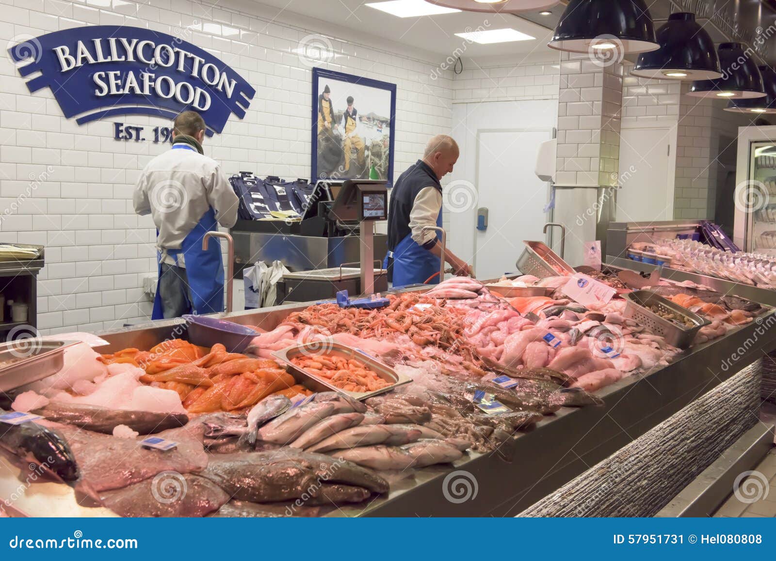 Liège De Poissonnerie, Irlande Photo éditorial Image du île, normal