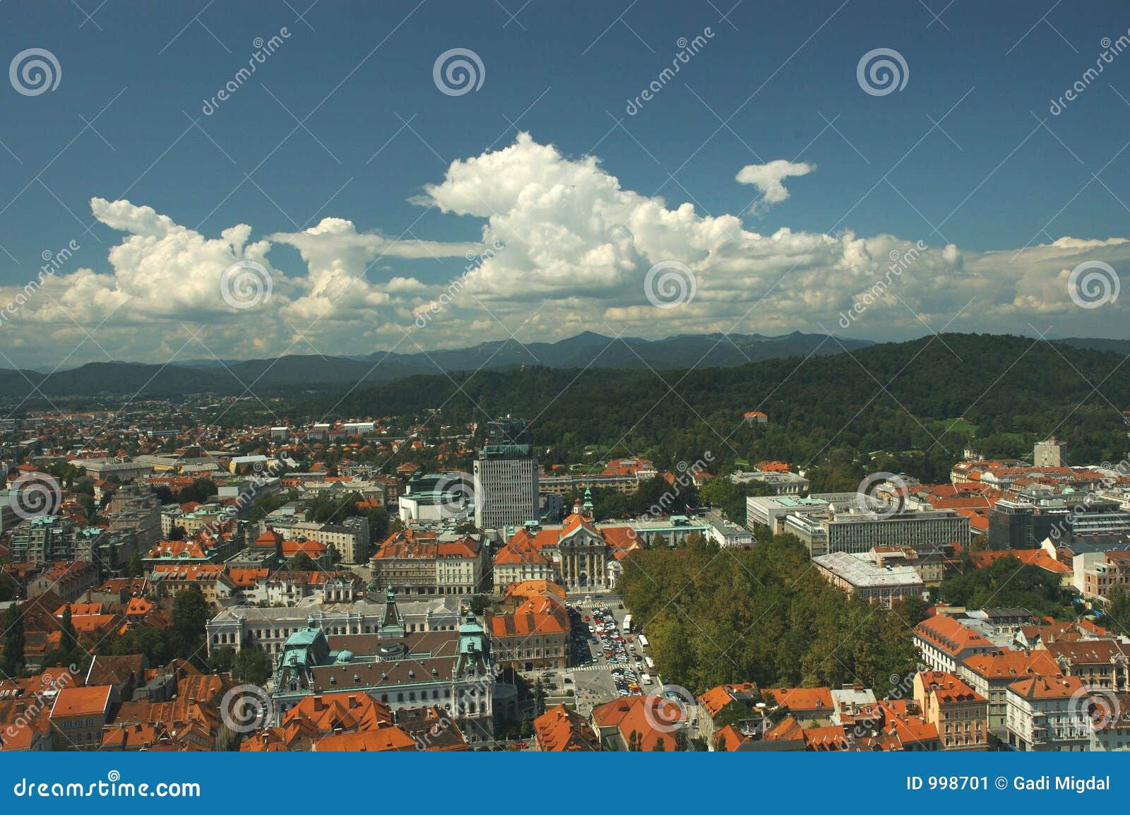 La ville du capital de Ljubljana - de la Slovénie