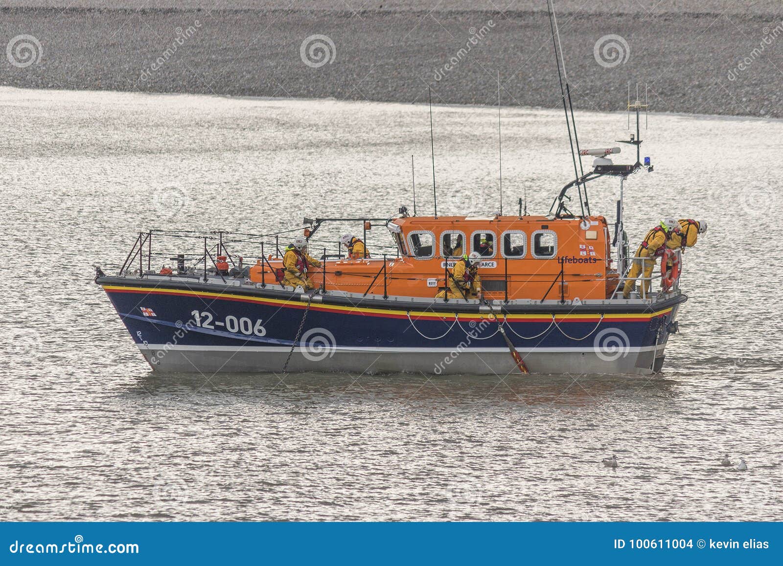Rnli Lifeboats Editorial Stock Image Image Of Arrived 100611004