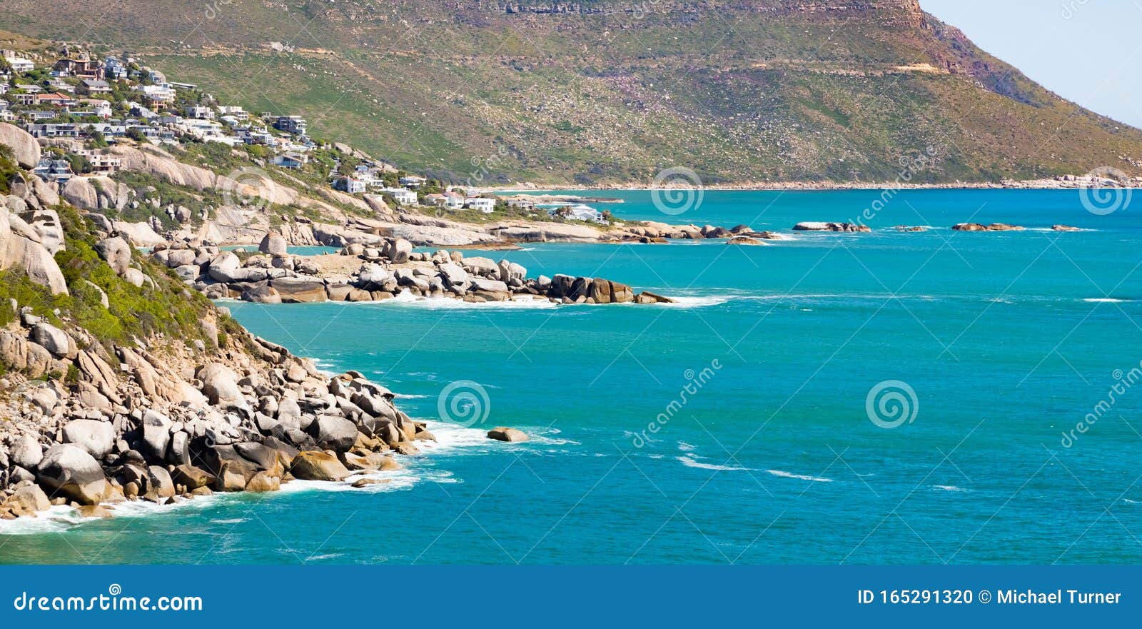 Llandudno Beach and Seaside Town of Cape Town Stock Photo Image of