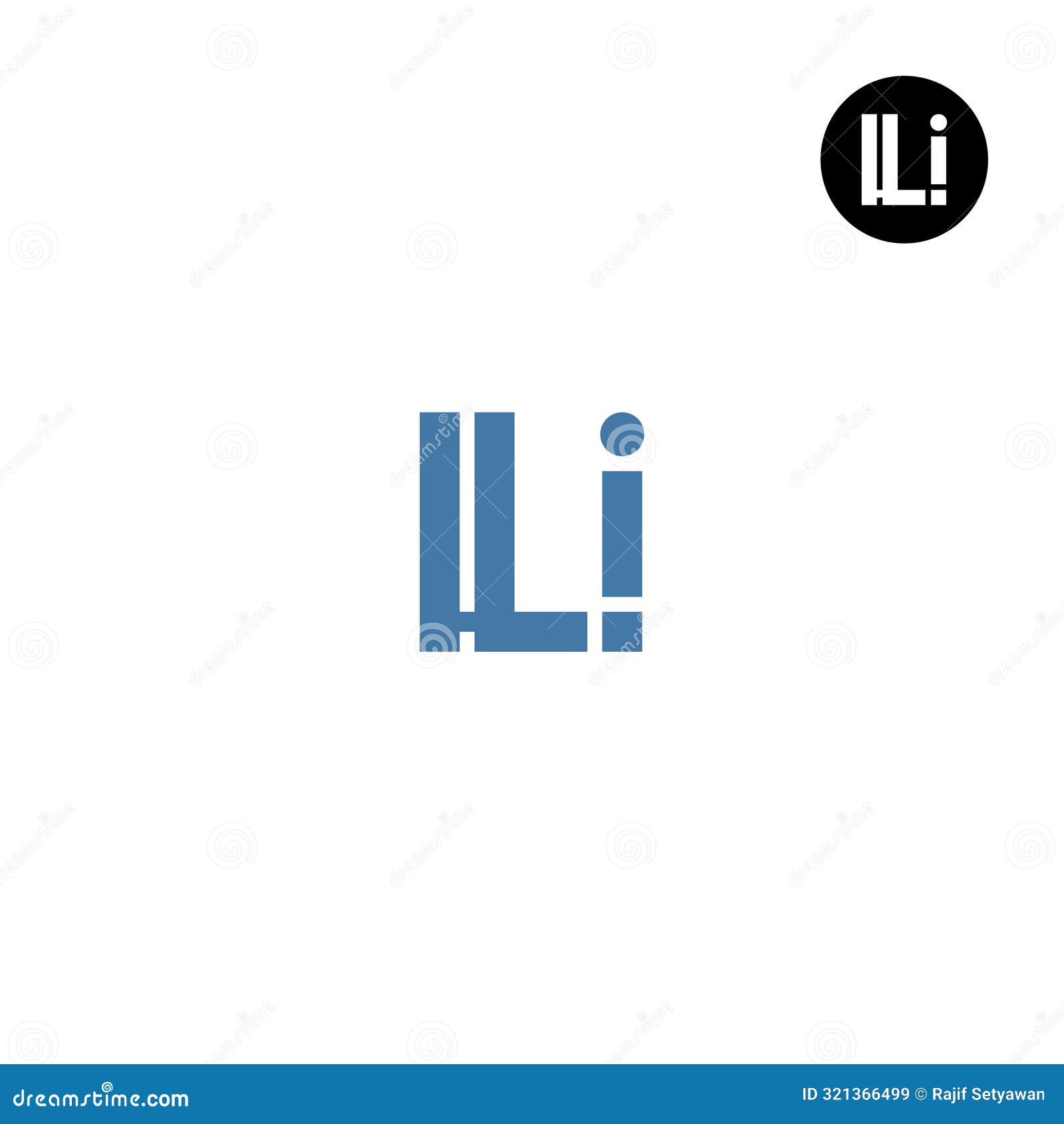 lli logo letter monogram 