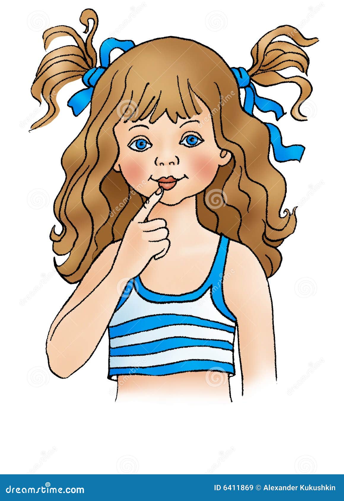 Llips stock illustration. Illustration of faces, kids - 6411869