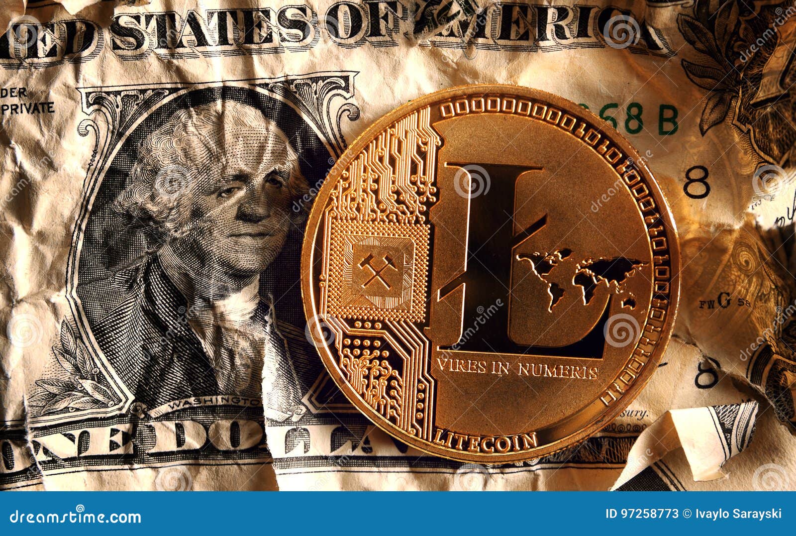 Bitcoin Crushed Dollar Banknote Stock Photos - Free & Royalty-Free Stock  Photos from Dreamstime
