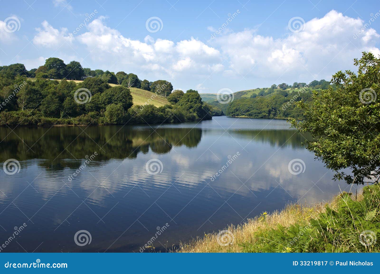 Lliw Reservoir Near Swansea Stock Image - Image of velindre, water ...