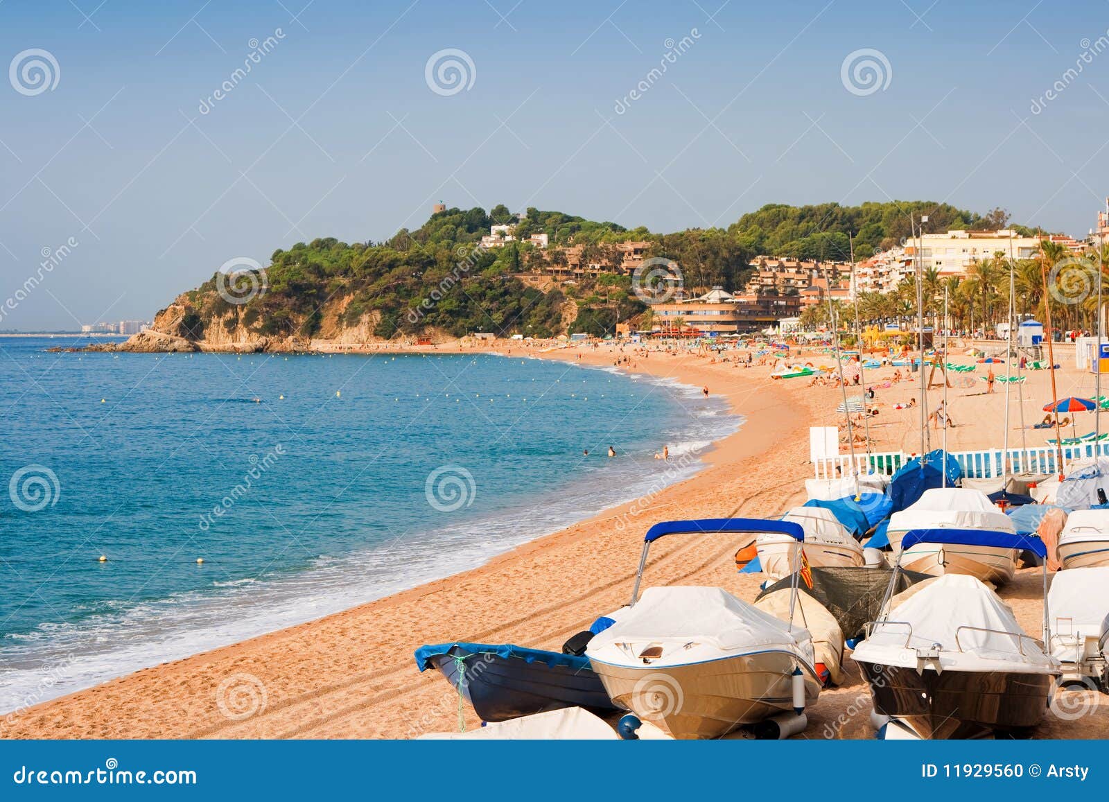 lloret de mar. catalonia, spain