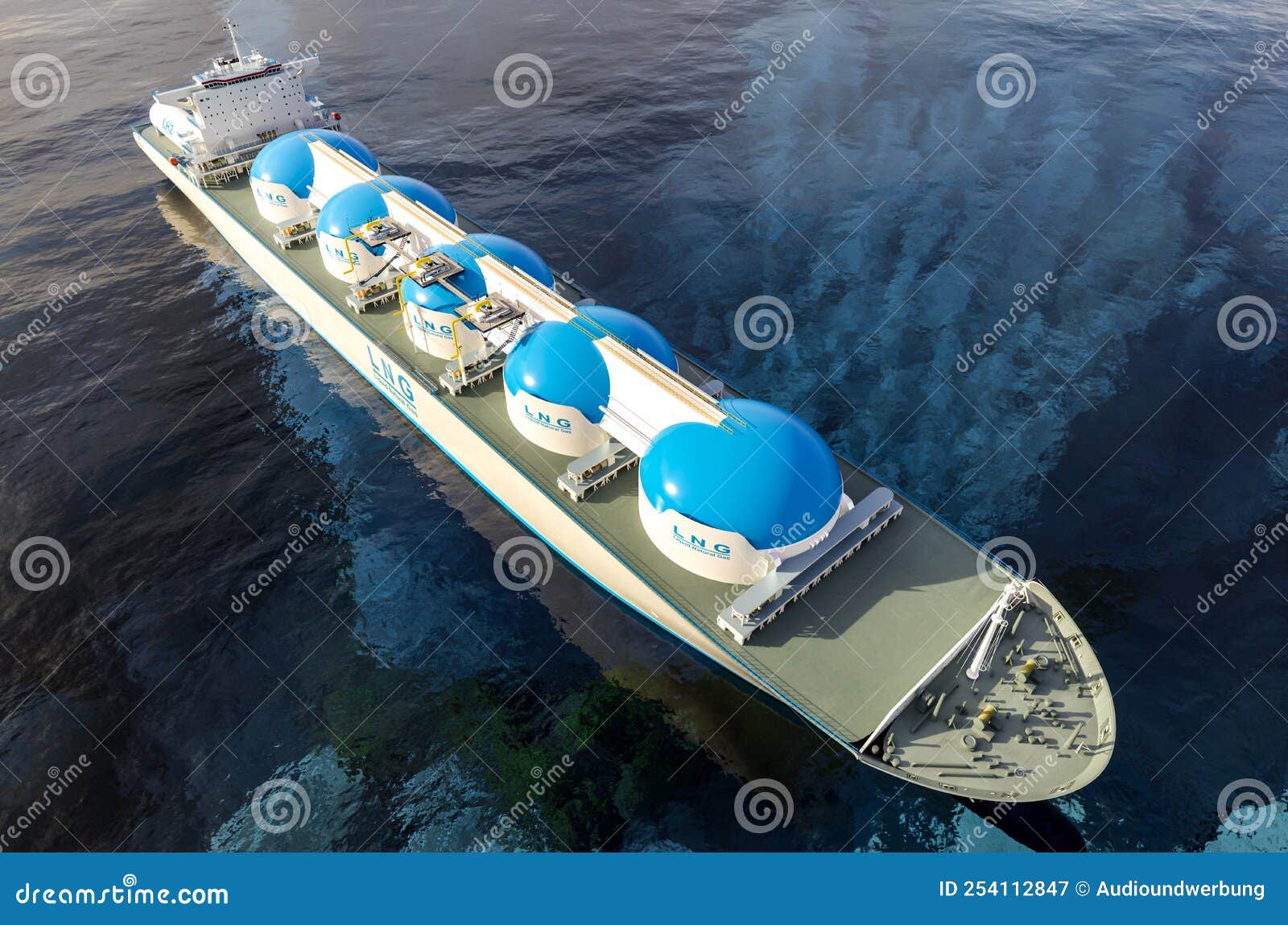 LNG Liquified Natural Gas Tanker With Gas Tanks Powered With H2 lng-liquified-natural-gas-tanker-with-gas-tanks-powered-with-h2