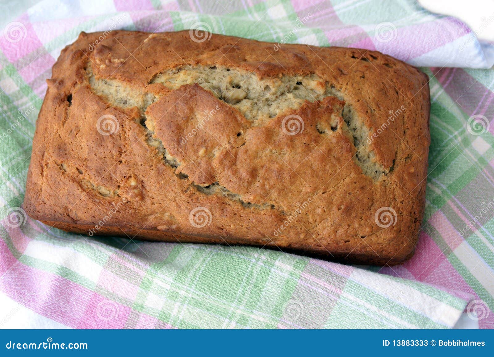 Loaf of Banana Bread stock image. Image of homemade, banana 13883333