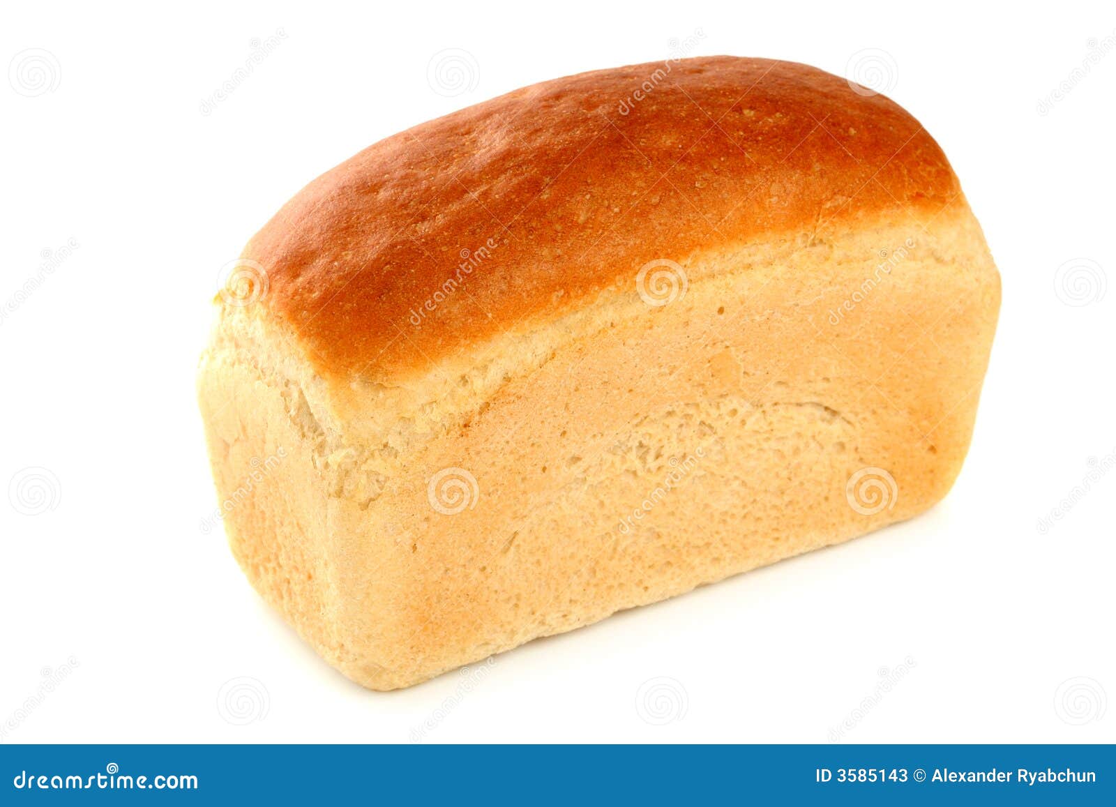Loaf of fresh bread stock image. Image of pastry, isolated 3585143
