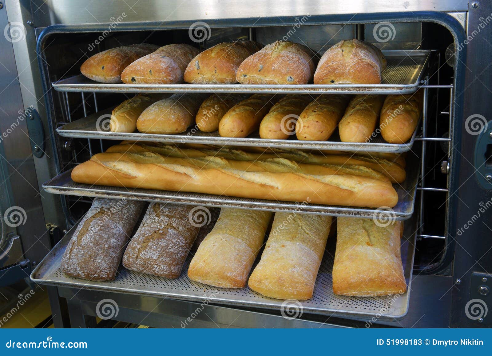 Loaf of Freshly Baked Bread from the Oven Stock Image Image of