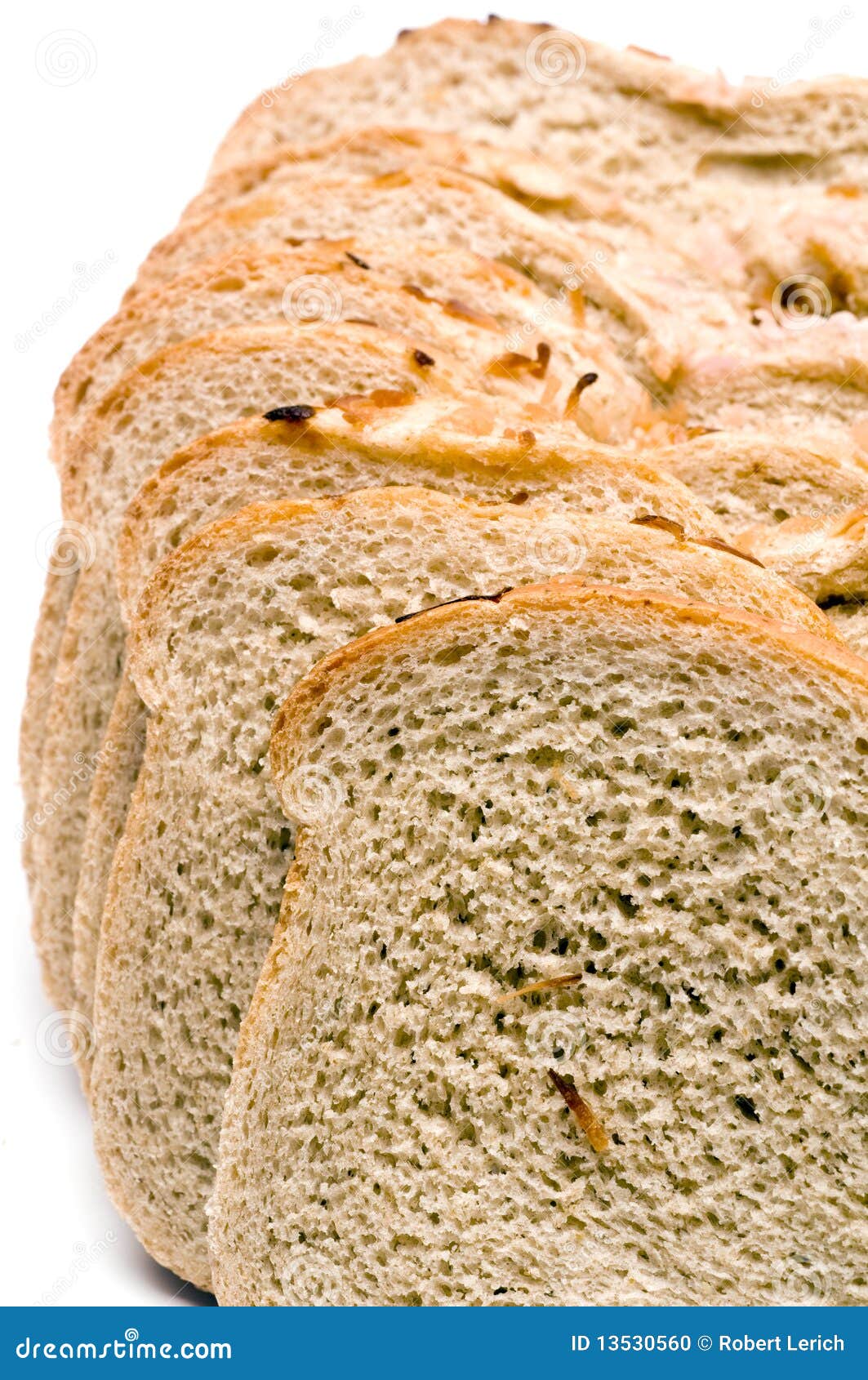Loaf of Jewish Style Onion Rye Bread Stock Photo Image of style