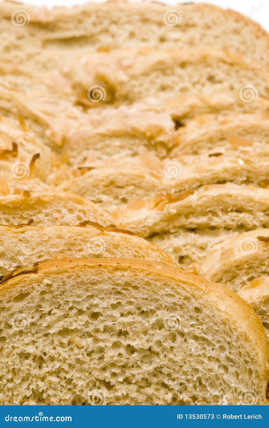 Loaf of Jewish Style Onion Rye Bread Stock Image Image of food, onion