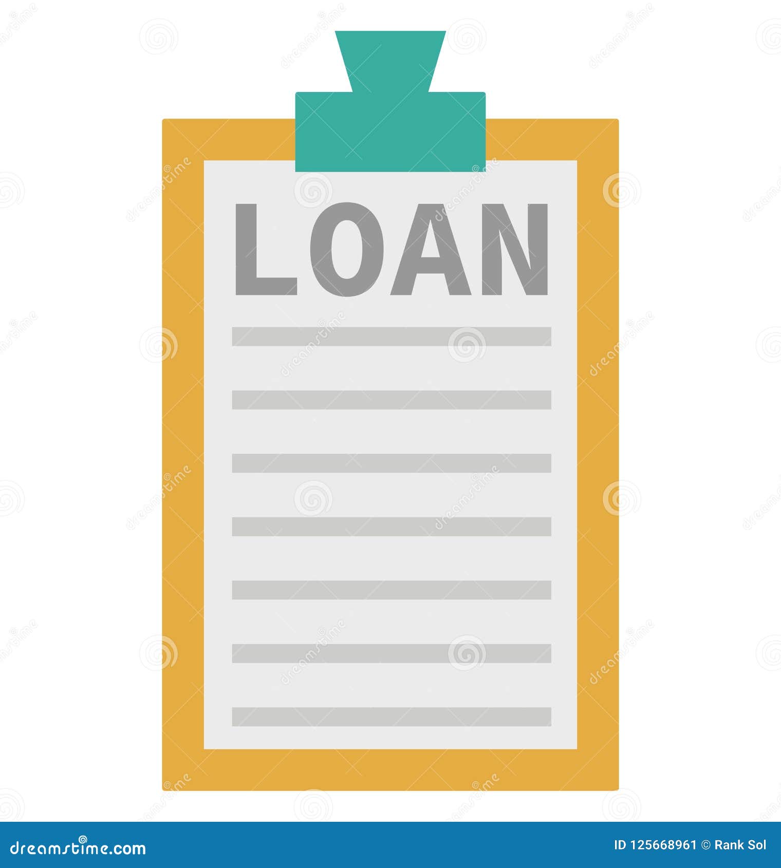 Loan, Loan Application Isolated Vector Icons Can Be Modify with Any