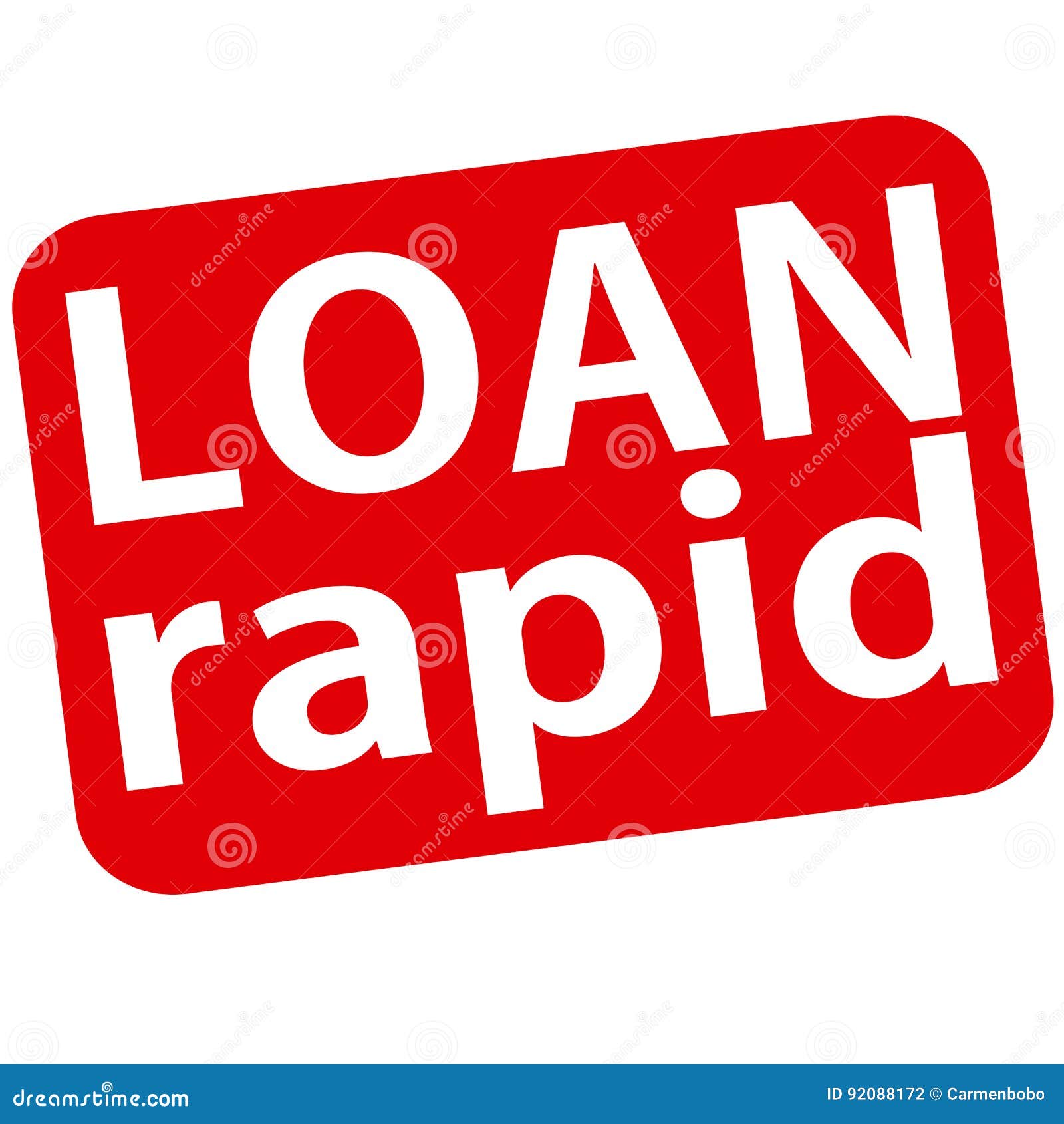 Loan rapid stock illustration. Illustration of hurried 92088172