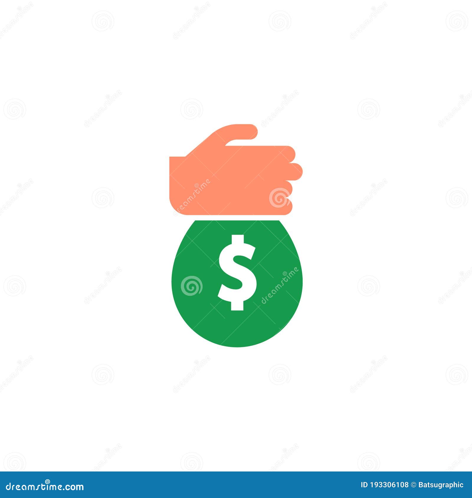 Loan Vector Icon Logo Design Stock Vector - Illustration of currency
