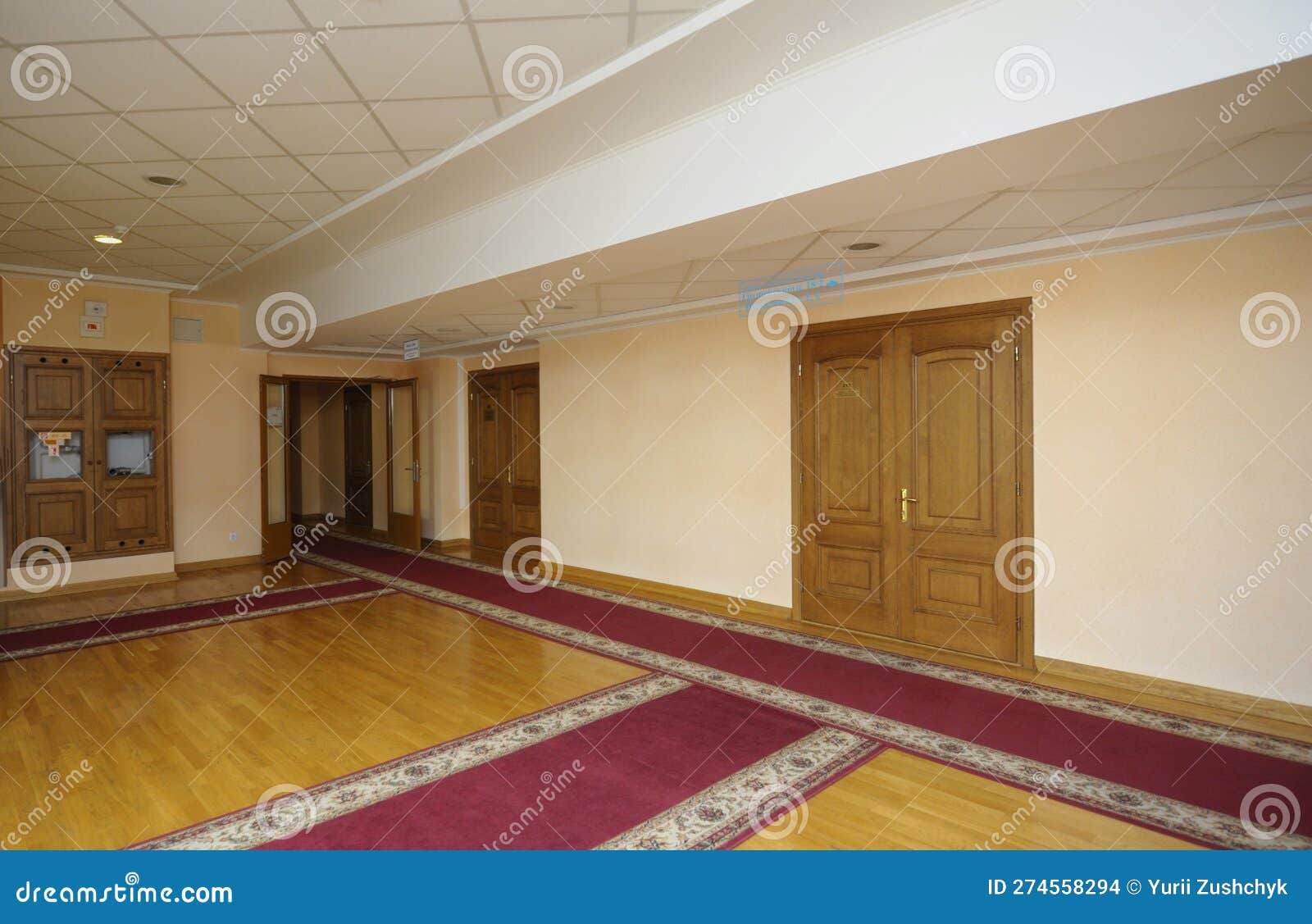 lobby of the building of committees of the verkhovna rada, third floor. kyiv, ukraine